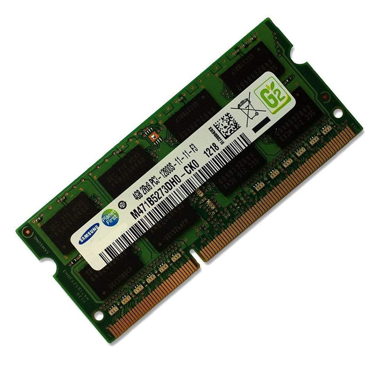 رم لپتاپ سامسونگ مدل M471B5273CH0-YK0 ظرفیت 4 گیگابایت DDR3 SO-DIMM فرکانس 1600 مگاهرتز تک کاناله