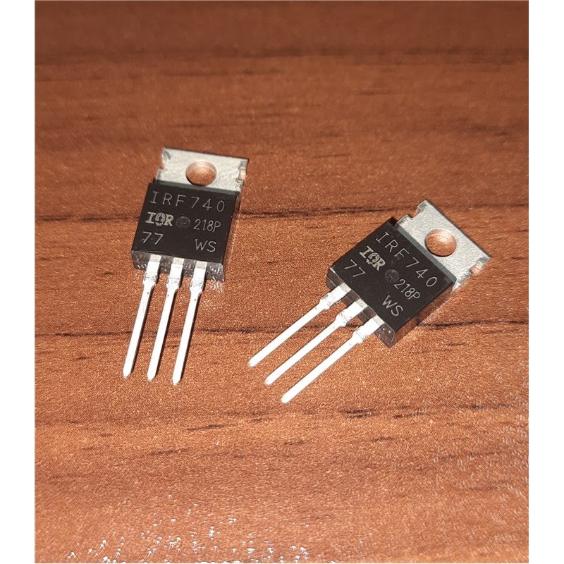 خرید ترانزیستور IRF740 – MOSFET قدرت ۴۰۰ ولت ۱۰ آمپر TO-220 | فروشگاه ملت هوشمند