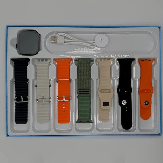 ساعت هوشمند KEQIWEAR KW8 ULTRA 2 | صفحهنمایش ۲.۱ اینچی AMOLED، ۷ بند، مکالمه | ملت هوشمند