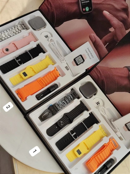 ساعت هوشمند WS22 MAX | نمایشگر ۲.۰۱ اینچ AMOLED، ۷ بند متنوع | ملت هوشمند