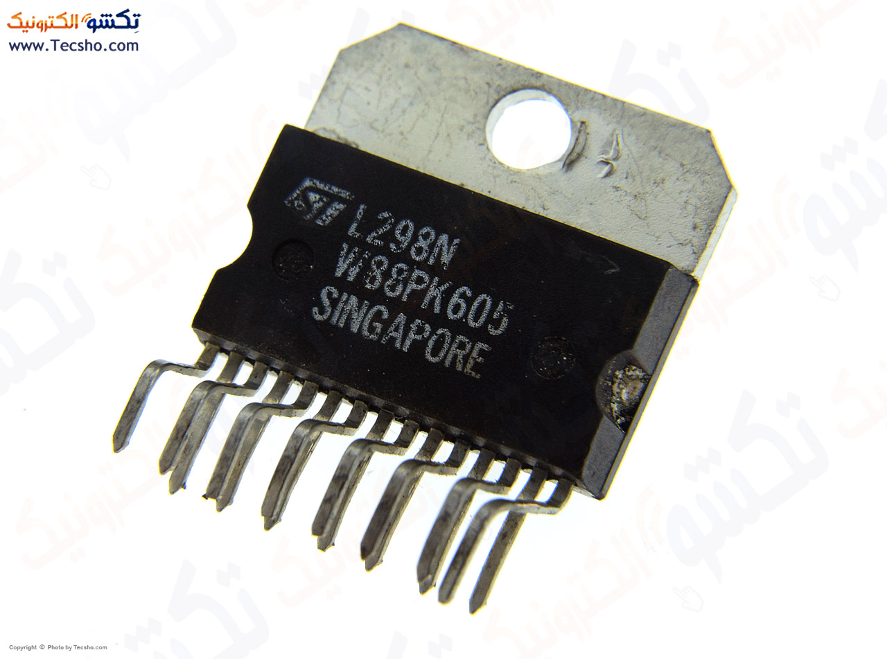 آیسی درایور موتور L298 اورجینال | STMicroelectronics | H-Bridge دوگانه | ملت هوشمند