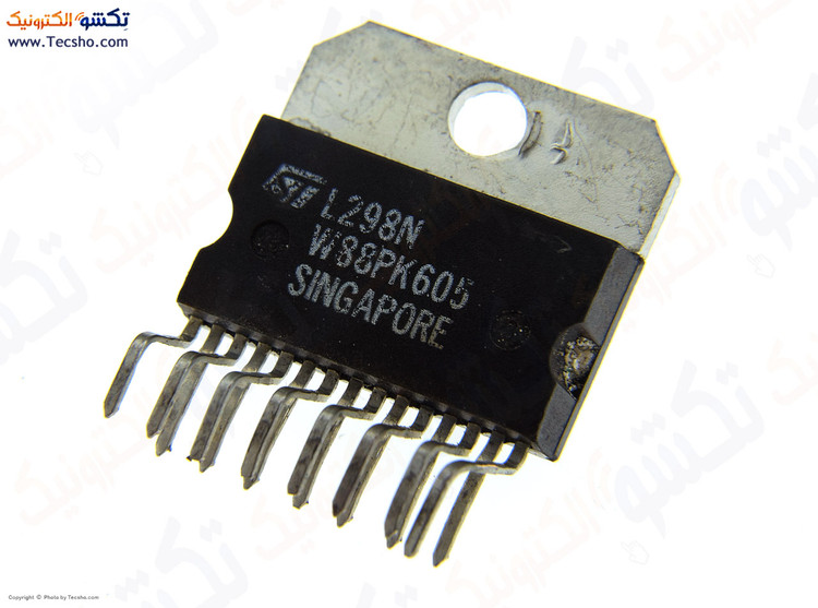 آیسی درایور موتور L298 اورجینال | STMicroelectronics | H-Bridge دوگانه | ملت هوشمند