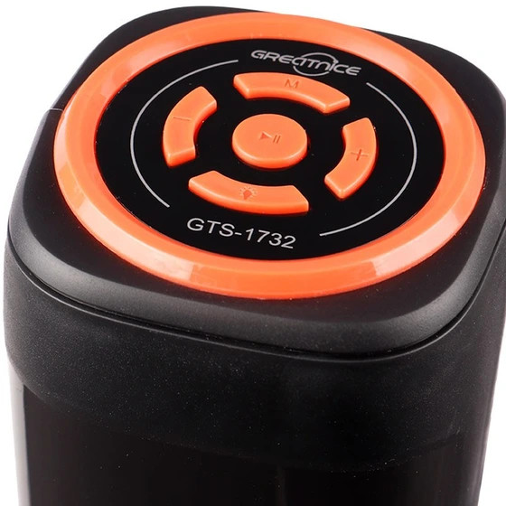 اسپیکر بلوتوثی قابل حمل گریت نایس مدل GTS-1732 | ۲۰ وات، IPX5، قابل حمل | ملت هوشمند